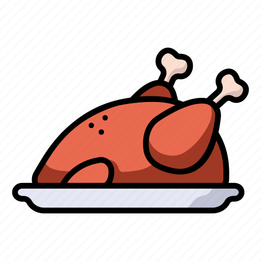 Food, meat, chicken, dinner, delicious, cooking, hot icon - Download on Iconfinder