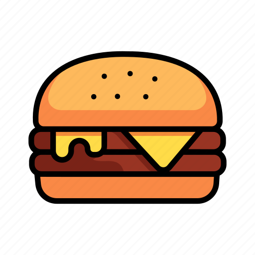 Meat, beef, bun, hamburger, burger, cheeseburger, cheese icon - Download on Iconfinder