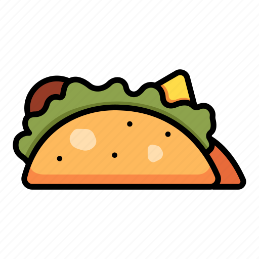 Food, mexican, taco, tacos, meal, tortilla, meat icon - Download on Iconfinder