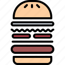 burger, cheeseburger, fast, food, street, cafe, restaurant