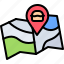 map, pin, location, burger, fast, food, street, cafe, restaurant 