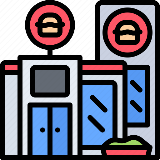 Burger, building, fast, food, street, cafe, restaurant icon - Download on Iconfinder