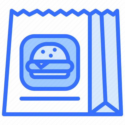 Bag, burger, fast, food, street, cafe, restaurant icon - Download on Iconfinder
