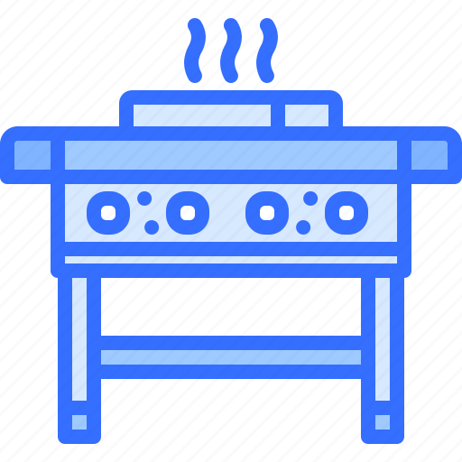 Stove, meat, fast, food, street, cafe, restaurant icon - Download on Iconfinder