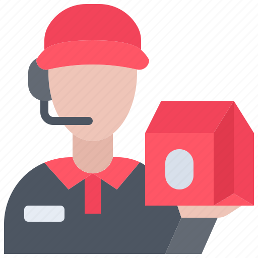 Operator, box, man, microphone, fast, food, street icon - Download on Iconfinder