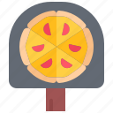 pizza, cooking, fast, food, street, cafe, restaurant