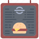 menu, burger, fast, food, street, cafe, restaurant
