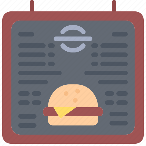 Menu, burger, fast, food, street, cafe, restaurant icon - Download on Iconfinder