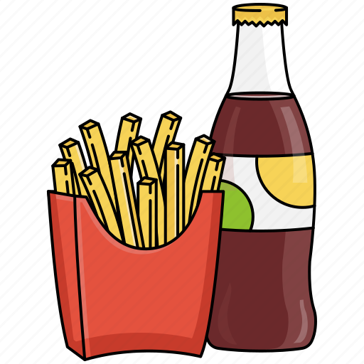 Fries, potato, french fries, fastfood, cold, drink, beverage icon - Download on Iconfinder