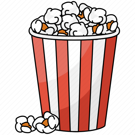 Popcorn, maize, snack, sweet corn, corn, fast food icon - Download on Iconfinder
