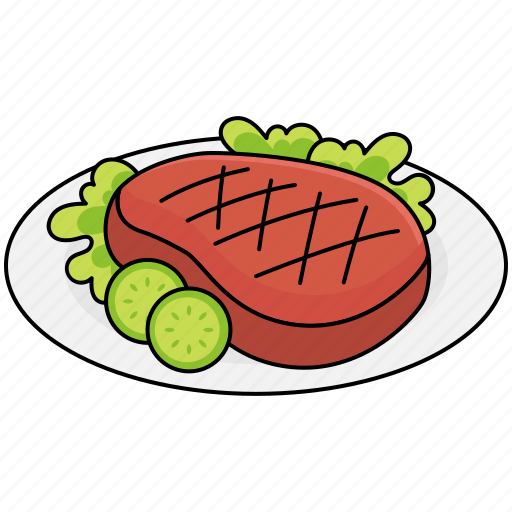 Steak, beef, meat, ham, grill, barbecue icon - Download on Iconfinder