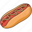 gastronomy, sausage, hot dog, fast food 