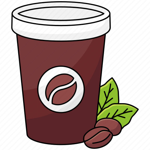 Coffee, drink, beverage, coffee beans, cold coffee icon - Download on Iconfinder