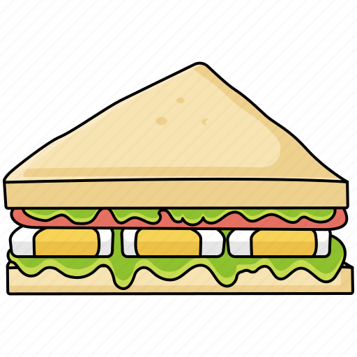 Sandwich, egg sandwich, lunch, club sandwich, bread, hamburger, ham icon - Download on Iconfinder