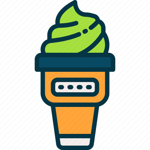 Ice, cream, scoop, cone, dessert icon - Download on Iconfinder