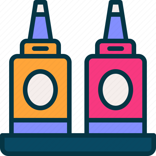 Sauces, sauce, ketchup, bottle, condiment icon - Download on Iconfinder