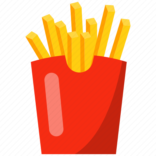 Potato, fried, salt, crispy, sausage, fast, food icon - Download on Iconfinder