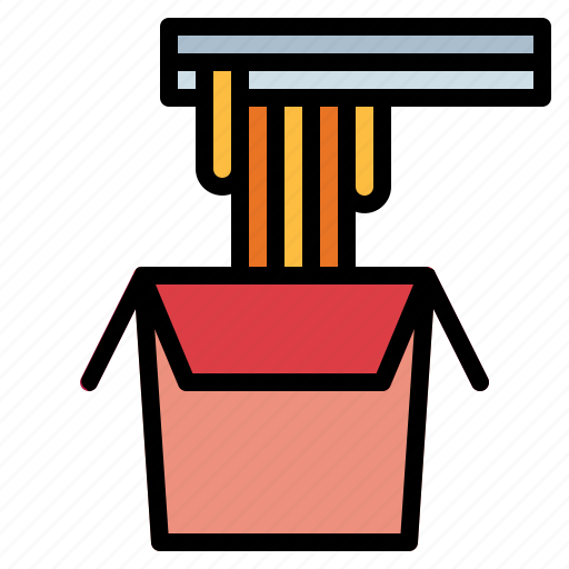 Chinese food, noodles, sticks, take away icon - Download on Iconfinder