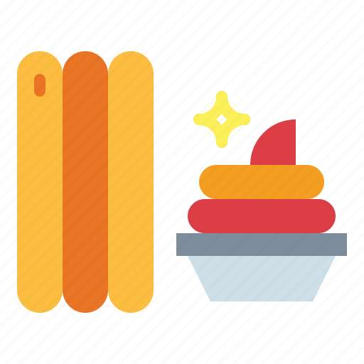 Breakfast, churros, spanish, sweets icon - Download on Iconfinder