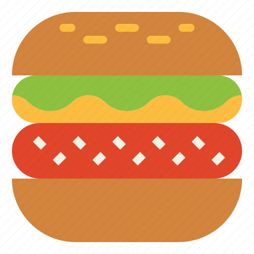 Burger, fast food, hamburger, junk food, sandwich icon - Download on Iconfinder