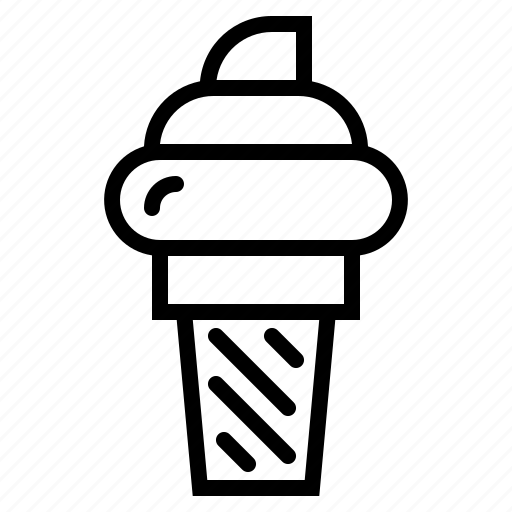 Cone, ice cream, ice cream cone icon - Download on Iconfinder