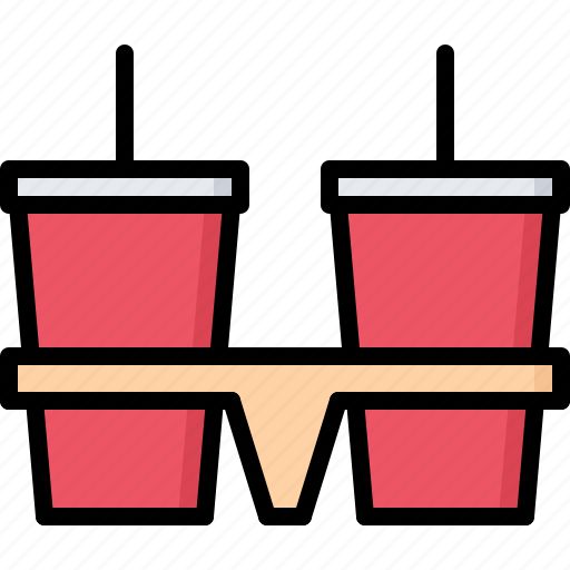 Catering, cup, fast, food, glass, holder, public icon - Download on Iconfinder