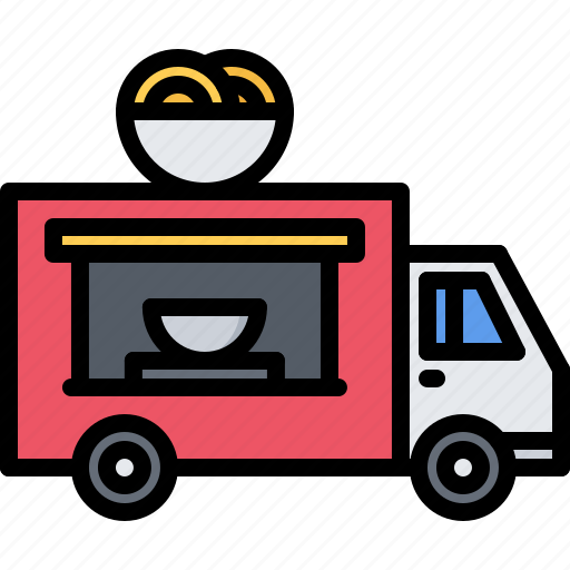 Catering, chinese, fast, food, noodles, public, truck icon - Download on Iconfinder