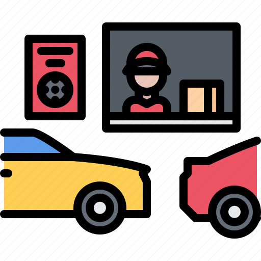 Car, catering, fast, food, order, public, terminal icon - Download on Iconfinder