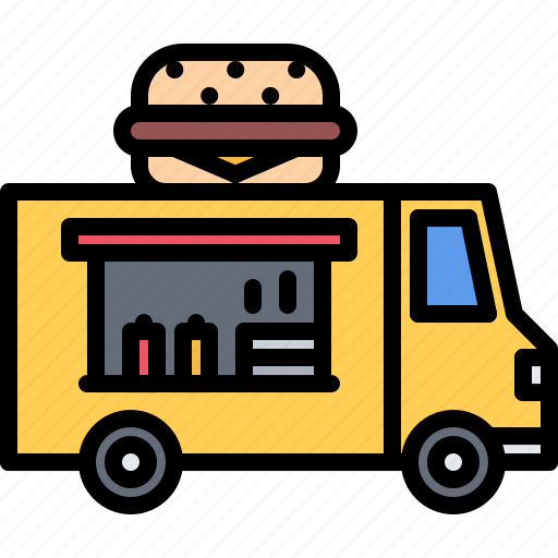 Burger, catering, fast, food, public, truck icon - Download on Iconfinder