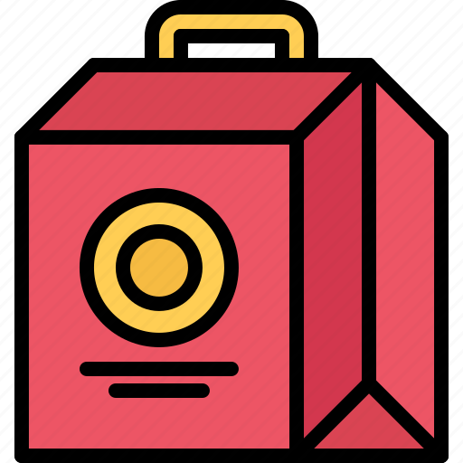 Bag, box, catering, fast, food, public icon - Download on Iconfinder