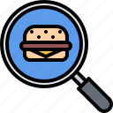 burger, catering, fast, food, public, search