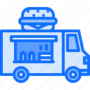 burger, catering, fast, food, public, truck