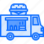 burger, catering, fast, food, public, truck 