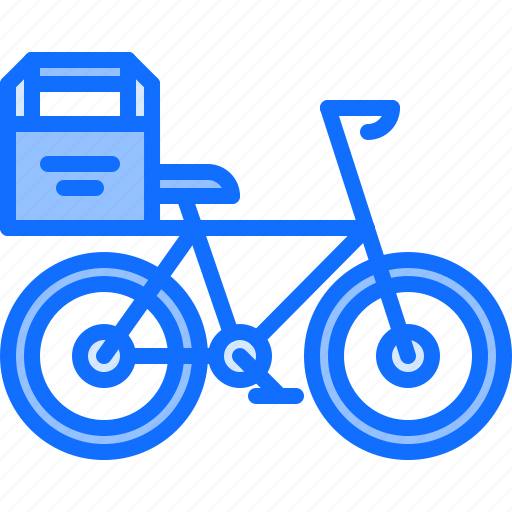 Bag, bicycle, catering, fast, food, public, thermo icon - Download on Iconfinder