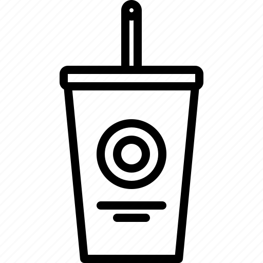 Catering, fast, food, glass, public, soda, tube icon - Download on Iconfinder