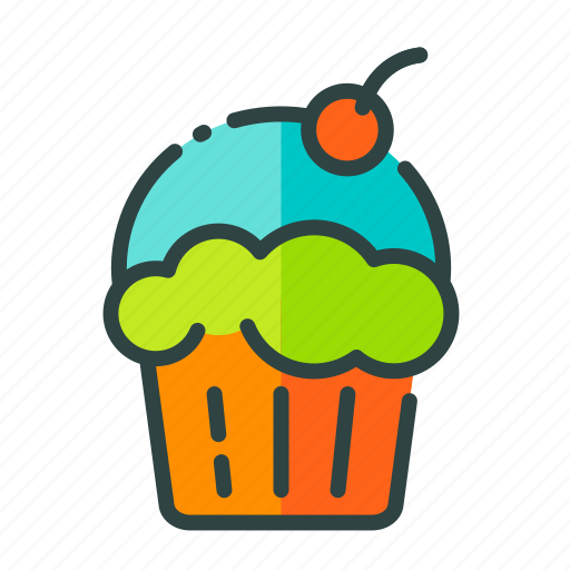 Beverage, food, muffin, restaurant, unhealthy icon - Download on Iconfinder