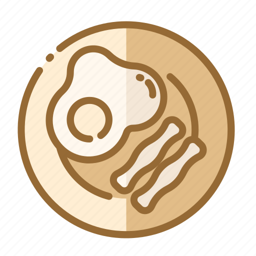 And, bacon, beverage, egg, food, restaurant, unhealthy icon - Download on Iconfinder