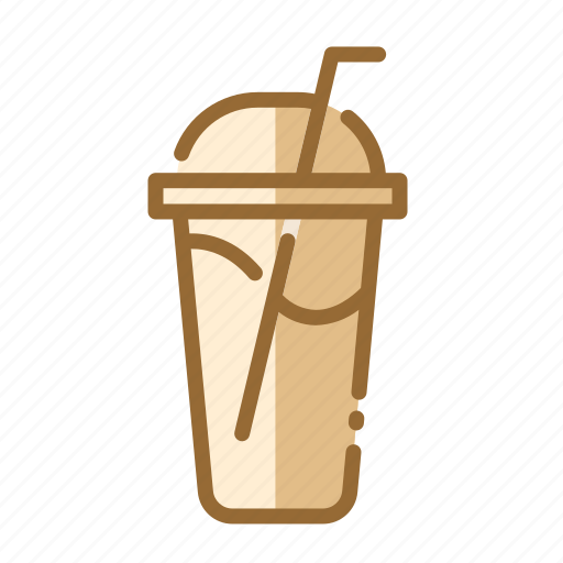 Beverage, food, milkshake, restaurant, unhealthy icon - Download on Iconfinder