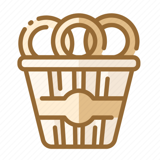 Beverage, food, onion, restaurant, rings, unhealthy icon - Download on Iconfinder