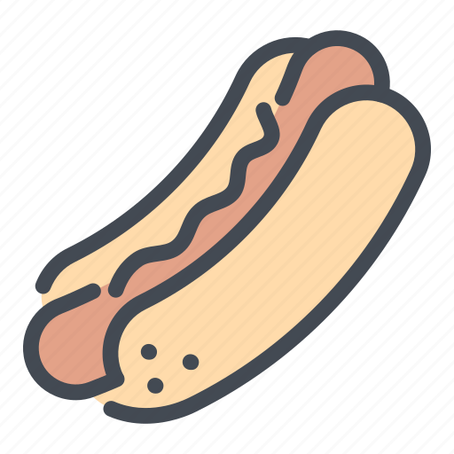 Fast, food, hotdog, meal, meat, sausage, street icon - Download on Iconfinder