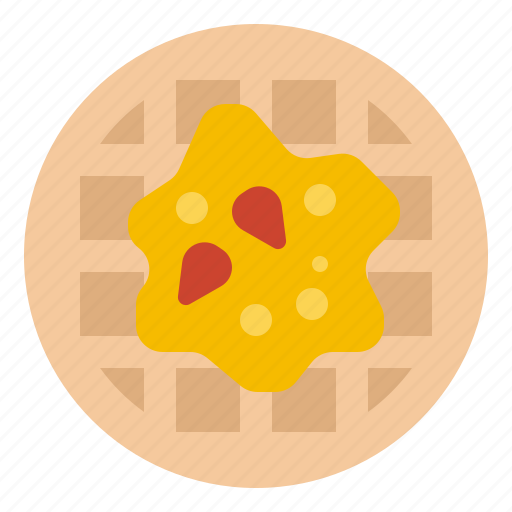 Dessert, food, restaurant, waffle icon - Download on Iconfinder