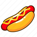 bread, food, hotdog, sausage