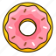donut, doughnut, food, meal 