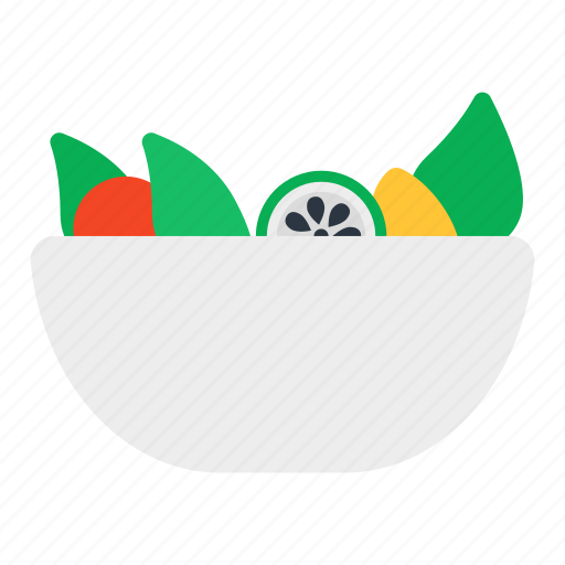 Salad bowl, food bowl, food dish, healthy diet, vegetable salad icon - Download on Iconfinder