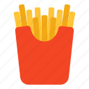 fries, chips, food, junk food, fries packet 