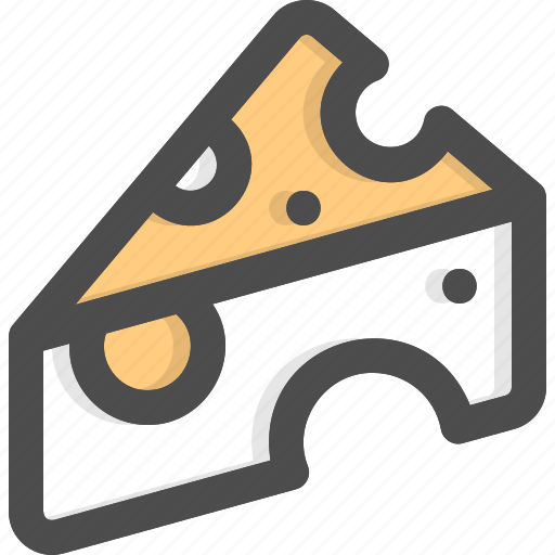 Cheese, fast, fattening, food, healthy, milky, slice icon - Download on Iconfinder