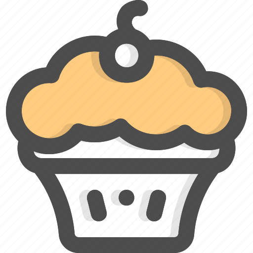 Cake, cup, cupcake, dessert, fast food, muffin, sweet icon - Download on Iconfinder