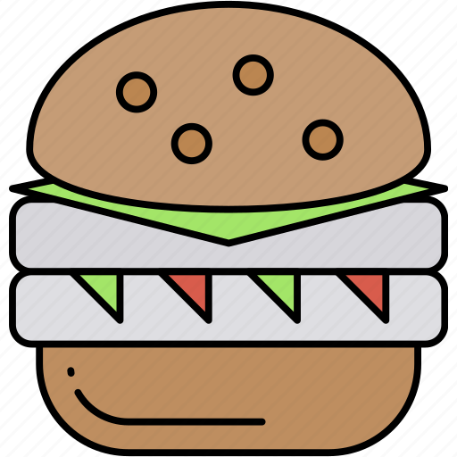Burger, cheese burger, chicken bun, chicken sandwich, hamburger, light meal, meat burger icon - Download on Iconfinder