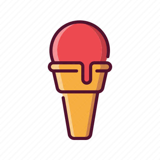 Cone, sweet, dessert, ice, cream icon - Download on Iconfinder