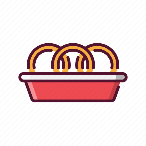 Fast, food, onion, ring icon - Download on Iconfinder